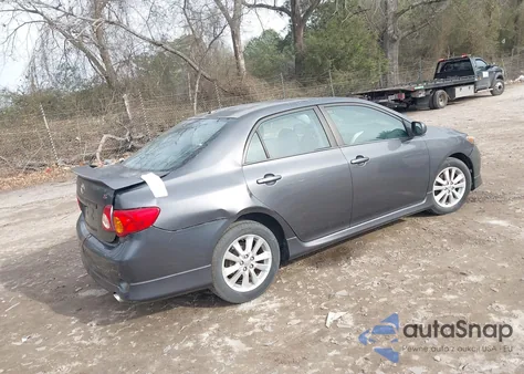 2009 Toyota Corolla S из США, поврежденный, VIN 2T1BU40E89C114590